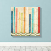 2アップ紙フェンスIV キャンバスプリント (インサイチュ (ウッドフロア))