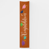 #2アマンダおめでとうございます卒業式 横断幕 (縦)