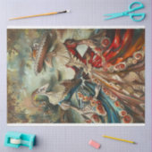 2アリゲータルネッサンス時代のデコページ 薄葉紙 (クラフト)