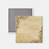 2インインスパイアチの角磁石を額縁にする マグネット (正面/裏面)