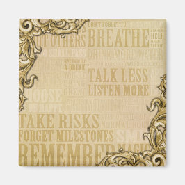 2インインスパイアチの角磁石を額縁にする マグネット