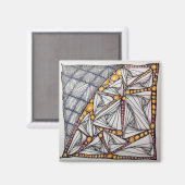 2インチマグネットとオリジナルアート マグネット (正面/裏面)