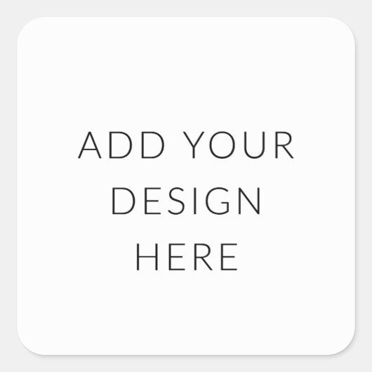 2インチ正方形ステッカー印刷 スクエアシール (正面)
