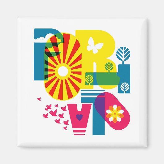 2インチ角磁石 マグネット (正面)