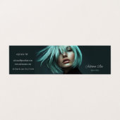 2インチ1ビジネスロイヤリティカード美容師 モダン 名刺 (外部フラット)