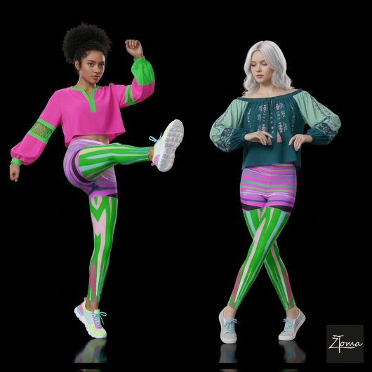 2インチ1 レギンス