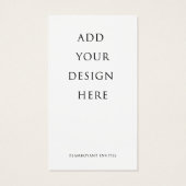 2インチx3.5インチギフトラベル/メッセージカード (裏面)