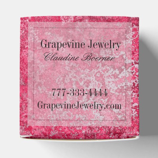 2インチx 2インチのカスタムお勧めアイテム フェイバーボックス (上部)