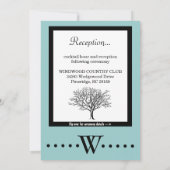 2インワンのセレ結婚モニー&披露宴招待状 招待状 (裏面)