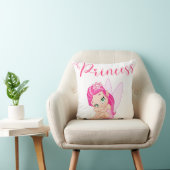 2イン1ピンクプリンセス妖精装飾用クッション クッション (椅子)