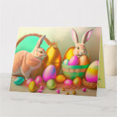 2イースターバニーとゴールデンエッグコレクション カード (正面)