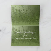 2ウサギ復活祭カード シーズンカード (内部)