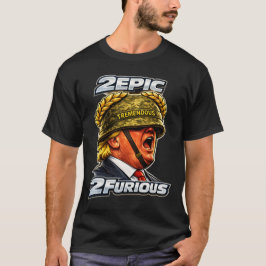 2エピック 2 フュリオス - トランプ カートゥーン パロディ, ポリティカル Tシャツ