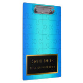 2エレガントu1ブルーメ王室のタルの名刺と名刺 クリップボード (右)