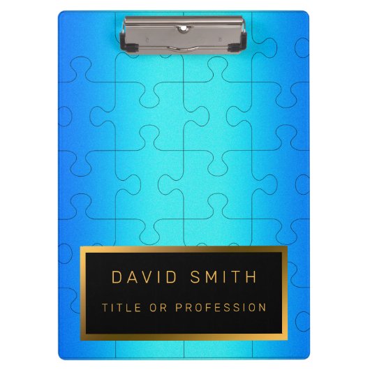 2エレガントu1ブルーメ王室のタルの名刺と名刺 クリップボード (正面)