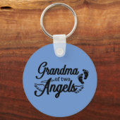 2エンジェルズキーチェーンのおばあちゃん キーホルダー (正面)