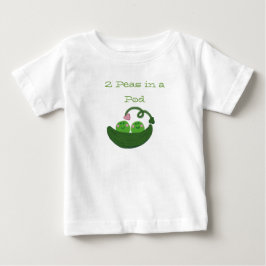 2エンドウ豆 ベビーTシャツ