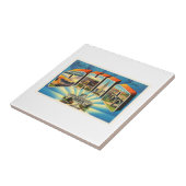 #2オハイオ州古いヴィンテージ旅行記念品オハイオ州 タイル (側面)