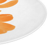 2オレンジ色の水の色のケシのカッティングボード カッティングボード (角)