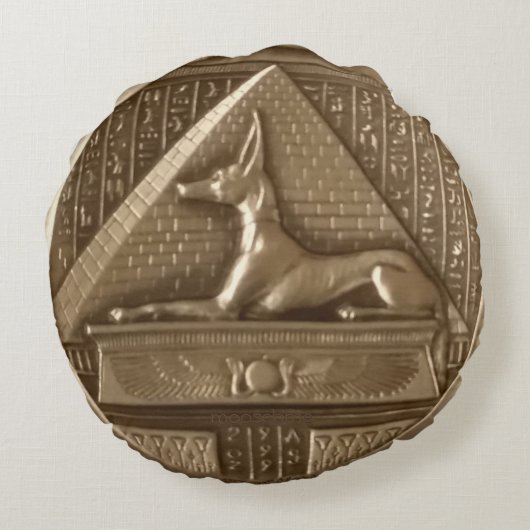 2オンス。999銀素晴らしエジプト金貨 ラウンドクッション (裏面)