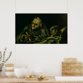 2オールドメン食べ物ズ ポスター (キッチン)