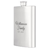 2カスタマイズ人の名前，家族，年，ビジネス フラスク (左)