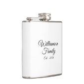 2カスタマイズ人の名前，家族，年，ビジネス フラスク (右)