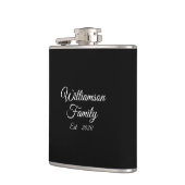 2カスタマイズ人の名前，家族，年，ビジネス フラスク (左)