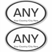 2カスタマイズ可能なユーロ自動スタンプ シール (正面)