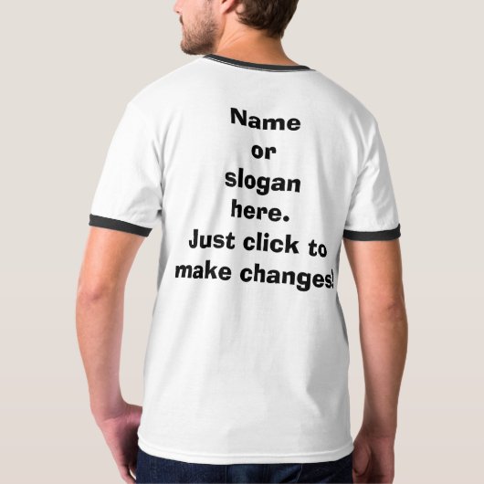 2カスタムの新しいパパの2017年の新人は味方しました Tシャツ (裏面フル)