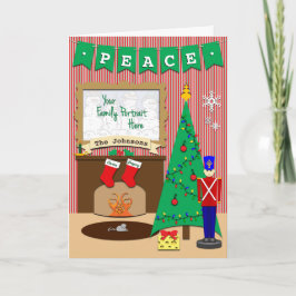 2カスタムストッキング名·クリスマス前夜 シーズンカード