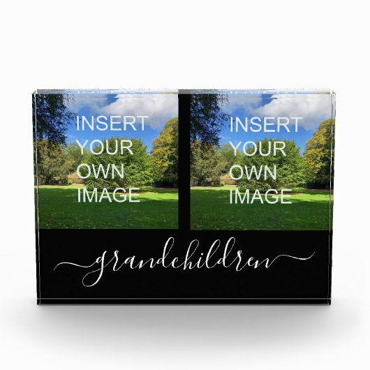 2カスタム人の孫写真スクリプト フォトブロック (正面)