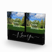 2カスタム枚の写真が君の脚本が大好き フォトブロック (右)