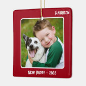 2カスタム枚2面レッド特殊イベントマイルストーン セラミックオーナメント (左)