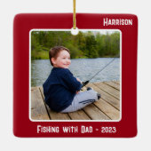 2カスタム枚2面レッド特殊イベントマイルストーン セラミックオーナメント (裏面)