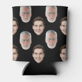 2カスタム顔20th 30th 40th 50th誕生日パーティー 缶クーラー (正面)