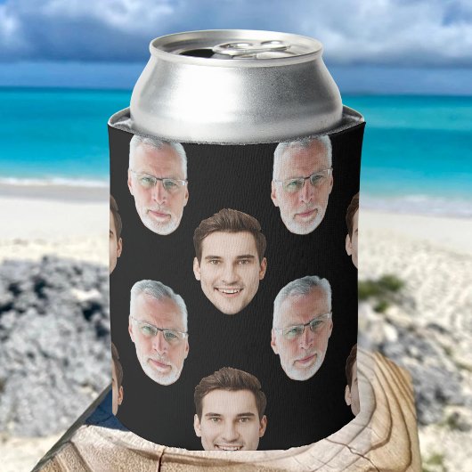 2カスタム顔20th 30th 40th 50th誕生日パーティー 缶クーラー