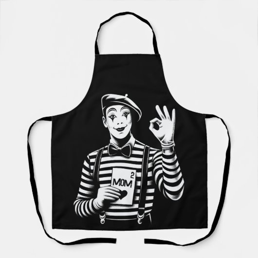 2カスタム、3、4、5誕生日母の日の母 エプロン (正面)