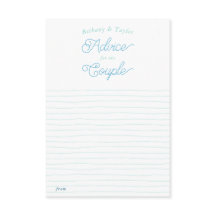 2カップル用バイク/ブライダルシャワーアドバイスインサート