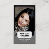 2カラークラシックジョブシーカークラシニーミニマリスト 名刺 (正面)