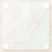 2カリフォルニア州 ガラスコースター (裏面)