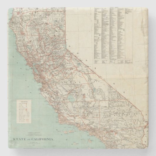 2カリフォルニア州 ストーンコースター (正面)