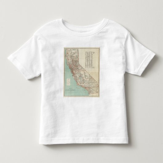 2カリフォルニア州 トドラーTシャツ (正面)