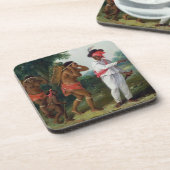 2カリブ族Womを指示している色の西のインドの人 コースター (左側)