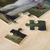 2カリブ族Womを指示している色の西のインドの人 ジグソーパズル (側面)