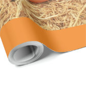 2カントリーカボチャ ラッピングペーパー (ロールコーナー)