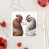 2カントリーチキンズファーム納屋周囲の庭結婚ズ スタンダードカクテルナプキン (インサイチュ)