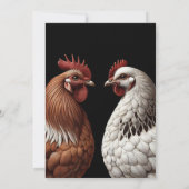 2カントリーチキンズファーム納屋周囲の庭結婚ズ 招待状 (裏面)