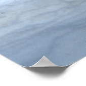 2カ飛んでいるナダゲーゼと冬池野生動物 ポスター (角)