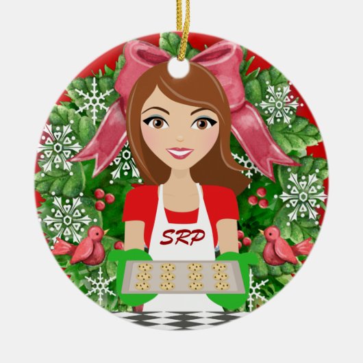 #2キッチン/ベーカリー- SRF セラミックオーナメント (正面)